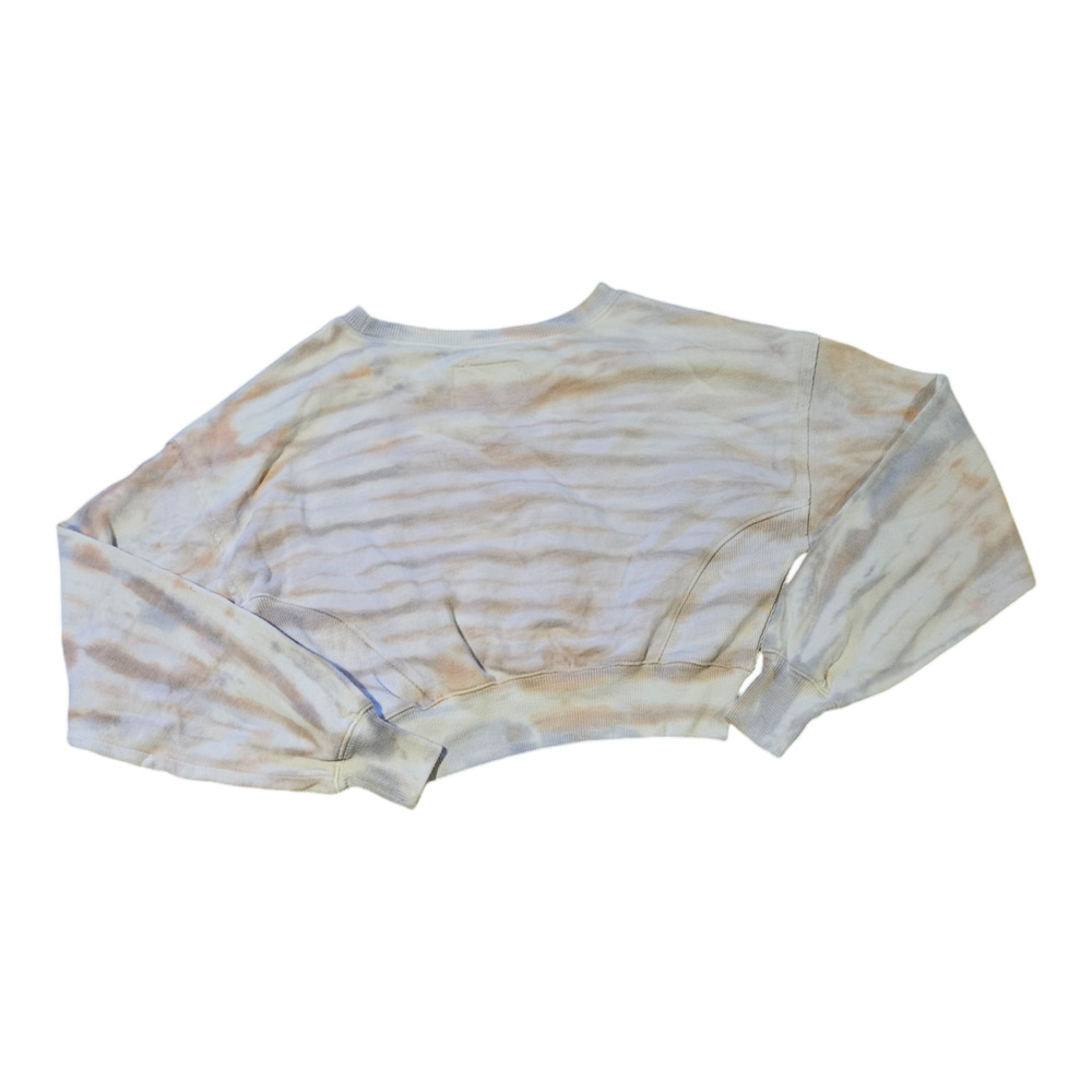 Aeropostale XS Tie Dye Long Sleeve Cropped Sweater *flaw*